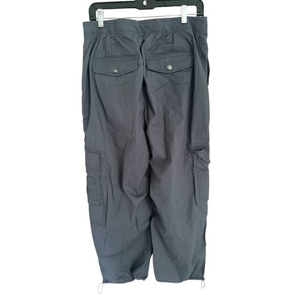 Abercrombie & Fitch Women High Rise Baggy Cargo Pants Medium Short Skater Hippie - Picture 6 of 11